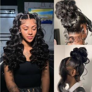 360 HD Body Wave Glueless Wigs Human Hair